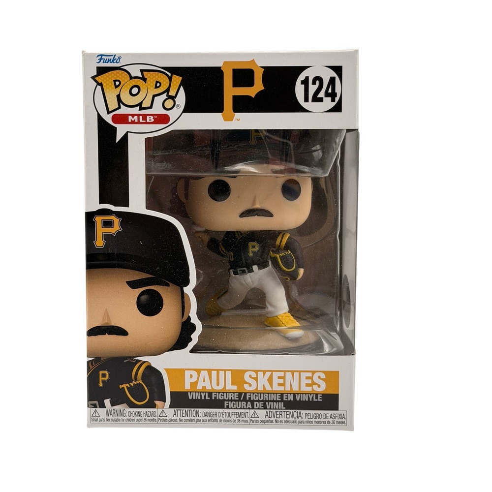 Funko MLB Paul Skenes Pittsburgh Pirates 124 OS Black White Vinyl Figure Toy